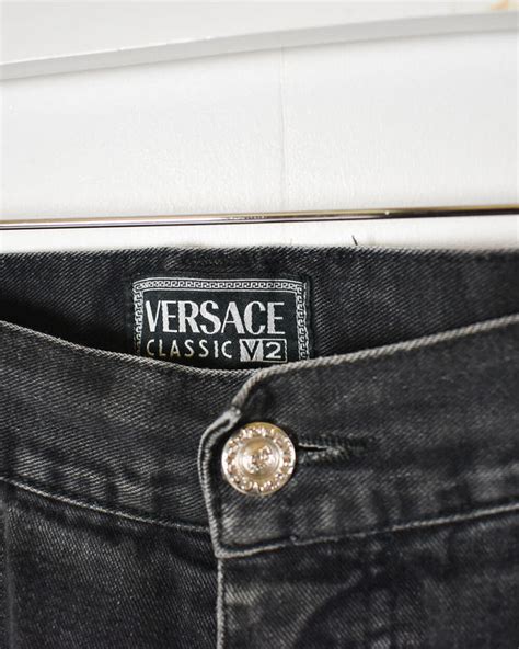 versace herren jeans w38 l32 mit emblem|Versace Jeans couture for men.